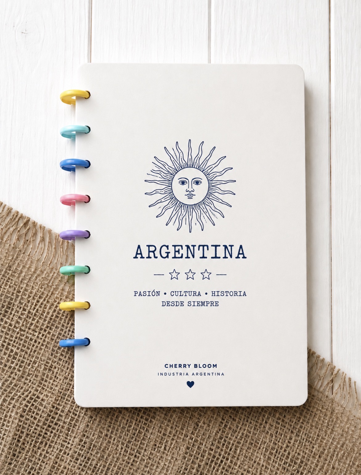 Cuaderno Argentina con Sol de Mayo